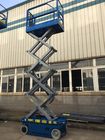 One Person Scissor Lift Extended Platform Easy Operation Battery Short Chargeable Time