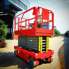 China Steel Articulating Boom Platform 11.8m Motion Alarm With Foldable Guard Rail company