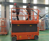 China Steel Aerial Boom Lift 13.7m High Strength Electric Hydraulic Scissor Lift company