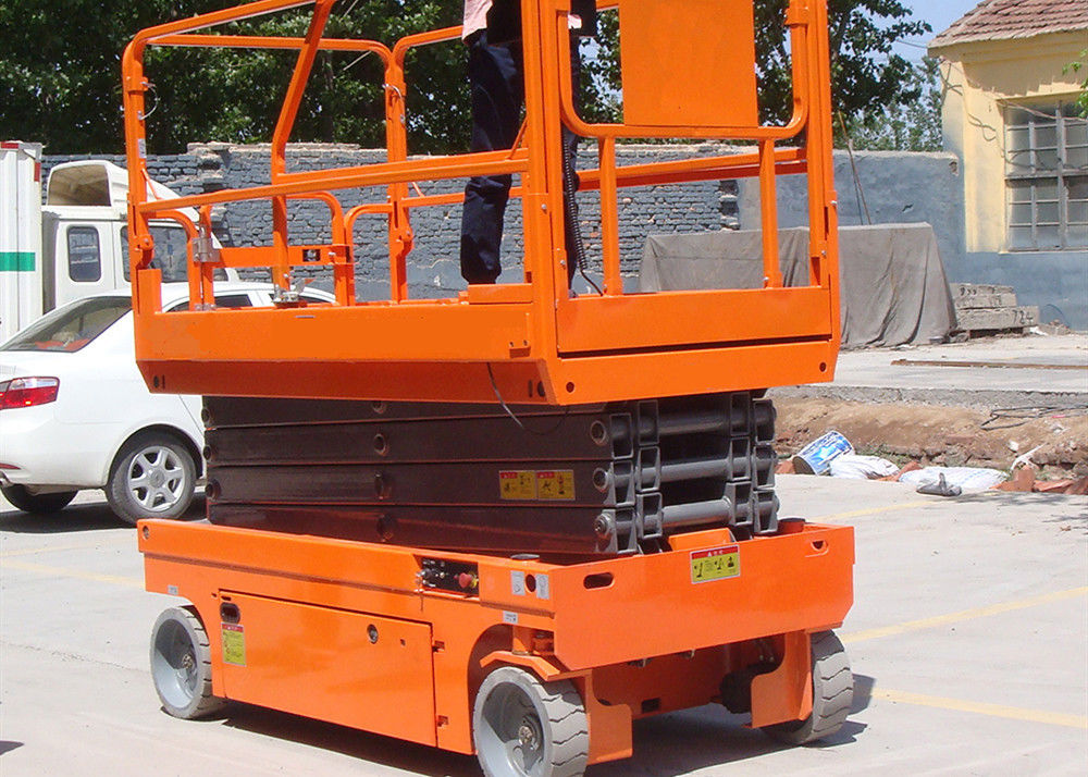 Extendable Hydraulic Scissor Lift Stable Performance With 10m Lifting Height