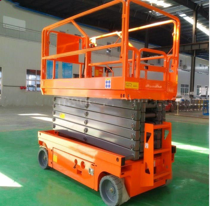 Heavy Duty Scissor Lift Small Platform Convenient With 13.7m Lifting Height