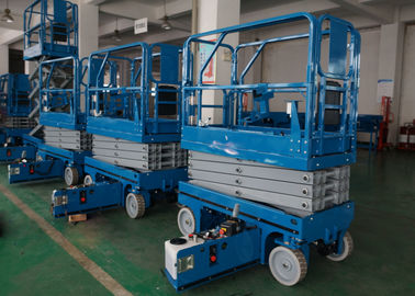 China Compact 10m Hydraulic Scissor Lift / Diesel Scissor Lift Low Noise Easy Operation factory