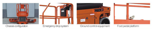 Extendable Stationary Mobile Hydraulic Scissor Lift Aerial Lift Equipment