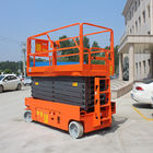 Steel Self Propelled Scissor Lift Height 11.8m Extendable Electric Drive