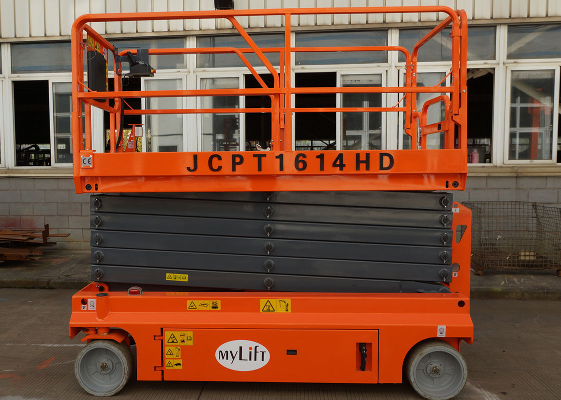 Stationary Mini Scissor Lift 13.7m Floor Standing Electric Scissor Lift Table