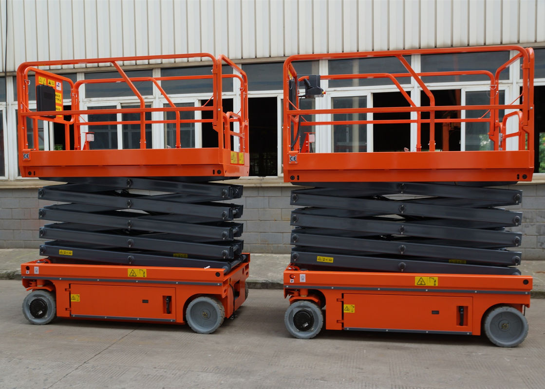 Small Electric Scissor Lift Aerial Work Platform Working Height 10M