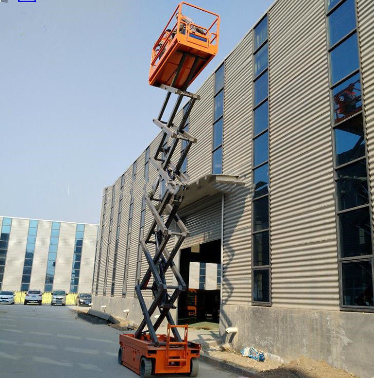 10m Hydraulic Drive Aerial Boom Lift For Construction Aerial Working