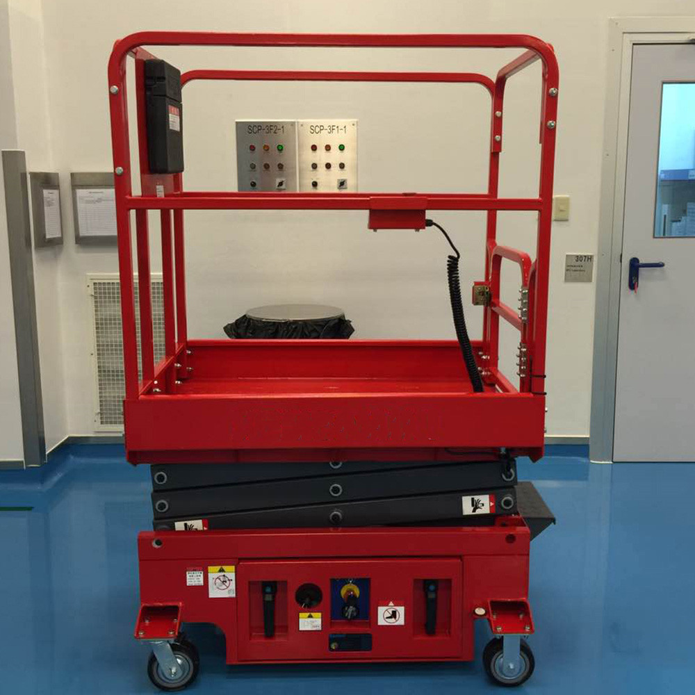 Electric Driven Mobile Hydraulic Scissor Lift Self Propelled Lift Table