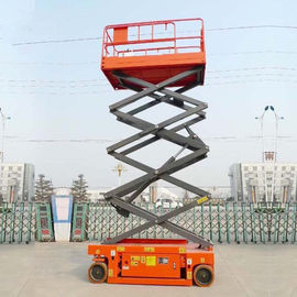 China Manganese Steel Upright Mobile Hydraulic Scissor Lifting Platform CE Certification factory