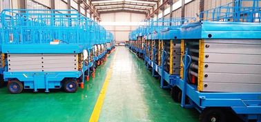 China Battery Powered Mobile Scissor Lift Platform / Hydraulic Work Platform Easy Operation factory